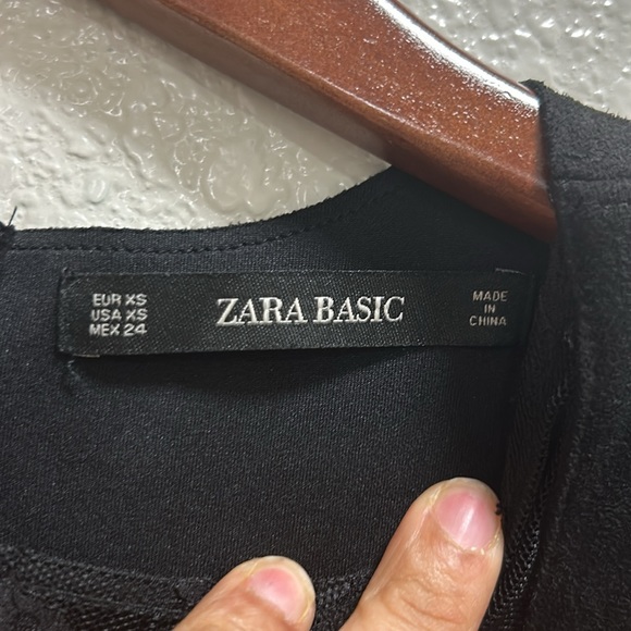 BLACK DRESS ZARA SIZE XS - Picture 8 of 8